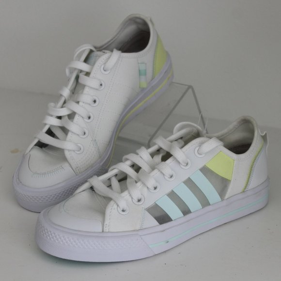 Adidas Other - Adidas Originals Three Stripes Unisex Sneakers Men's 5.5 or Wom 7 White Yellow
